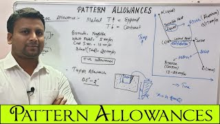 PATTERN ALLOWANCES | SHRINKAGE ALLOWANCE | DRAFT ALLOWANCE | TAPER ALLOWANCE