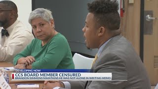 Columbus school board member censured after task force document leak