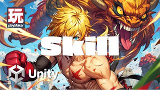 🤡 코딩 한 줄 없이 방치형 게임 만들기 Unity 6 | PlayMaker Part 13 Skill 1