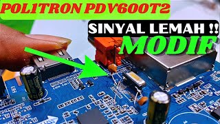 STB Polytron Sinyal Gak Stabil || Terpaksa Harus Modif