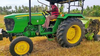 John Deere 5050 D 2wd Tractor | Baling process | Gomathi baler | Specifications and price details