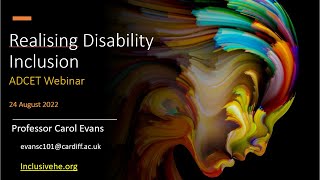ADCET Webinar: Realising Disability Inclusion