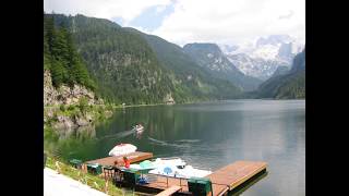 Gosausee and Dachstein mountains in Austria