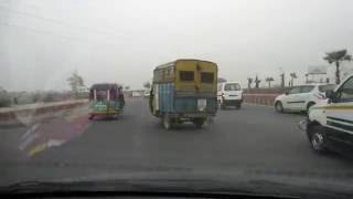 Car Driving time lapse through  Noida/Ghaziabad/Indirapuram/Sahibabad Industrial Area