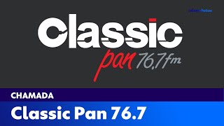 Chamada da rádio Classic Pan - 76.7 FM São Paulo (2023)