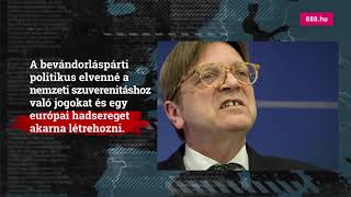 Leleplezzük a bevándorláspárti politikusokat - Guy Verhofstadt