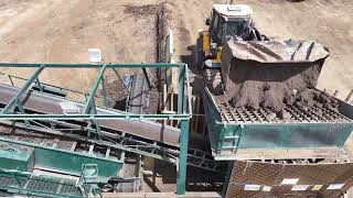 Dry Oil-Contaminated Material Screening — Double Deck Mobile Unit
