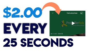 Earn $2.00 Every 25 SECONDS By Watching Ads Videos | Make Money Online in Nigeria
