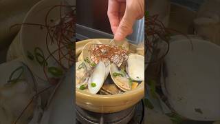 最簡易！清酒煮蜆Sake Steamed Clams in the simplest way!