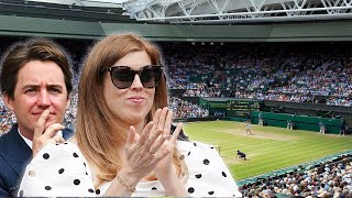 Countess of Wessex Beatrice And Edoardo attended the Wimbledon Tennis Championships