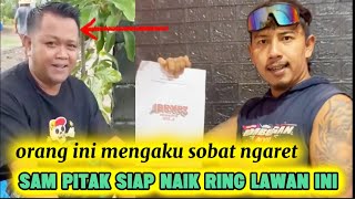 sam pitak siap duel dengan es kobar agus kotak tinggal teriak teriak | sobat ngaret papa gedang