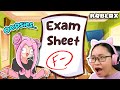 I FORGOT to Study For My EXAM!!! | Roblox | Forgot My Exam