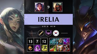 Irelia Mid vs Zed - KR Master Patch 25.S1.2