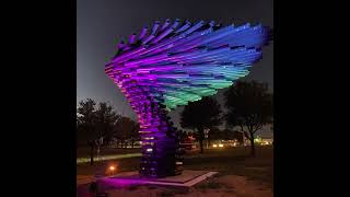 The Singing Ringing Tree in Abilene, Texas