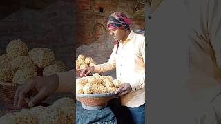 makar sankranti ki puja ke laddu🧆 मकर संक्रांति की पूजा के लड्डू #shorts #makarsankranti #dkvlogs