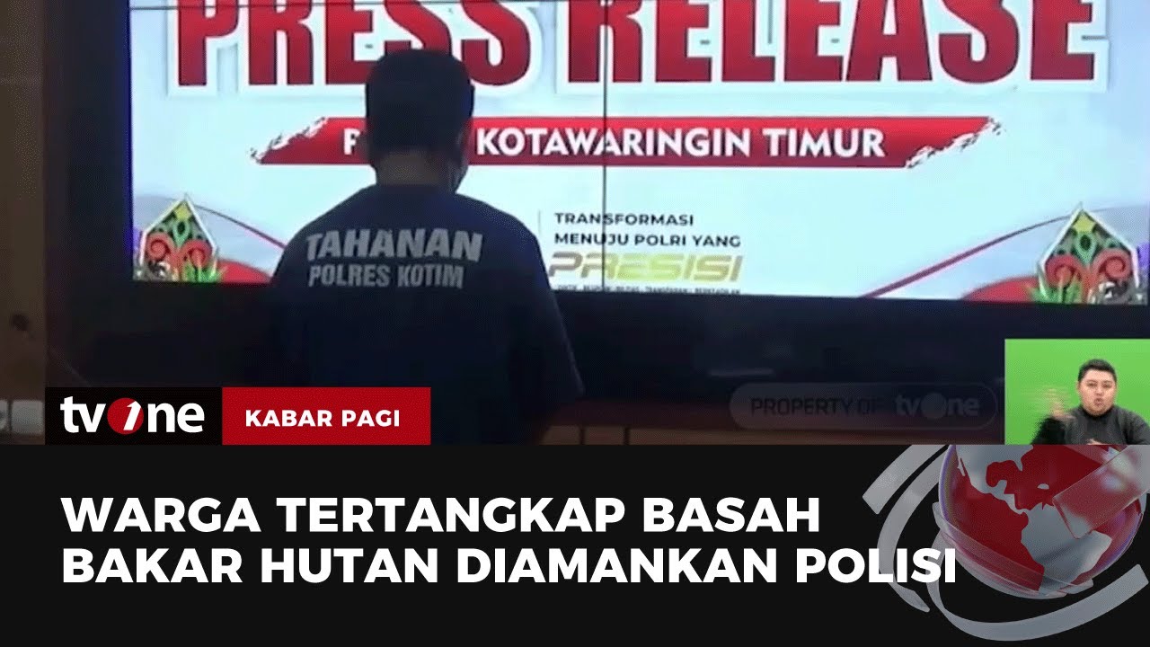 Polisi Tangkap Pelaku Pembakar Lahan 7 Hektare Di Kotawaringin Timur ...