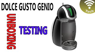 Delonghi Dolce Gusto Genio unboxing and testing