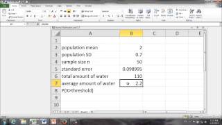 CLT Example in Excel