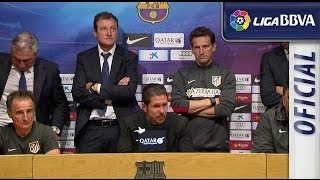 Press Conference Simeone after FC Barcelona (1-1) Atlético de Madrid - HD