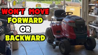 Troy Built Riding Mower Won't Go Forward/Backwards - HOW TO FIX