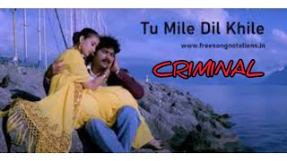 Tu Mile Dil Khile Song Criminal Movie | Kumar Sanu,Alka Yagnik,Chitra.#viral