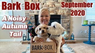 Bark Box |  September 2020 | A Noisy Autumn Tail🐶🐾