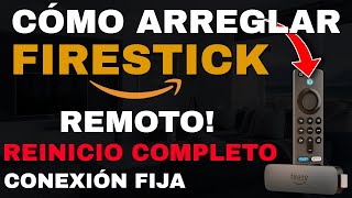 ¡Cómo REINICIAR Y REPARAR el control Remoto FIRE STICK! (incluyendo conexión)