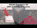 Calix GigaSpire U6 Certified WiFi 6 Mesh System : Set-up and Overview