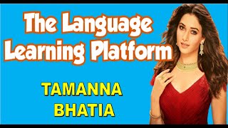 ENGLISH SPEECH 2021 | TAMANNA BHATIA  | BEST WAY TO LEARN LANGUAGE