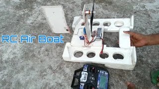 How to make a rc air boat - Powerful rc air boat - Rc boat