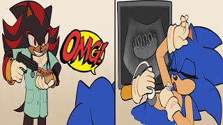 Shadow threatens Chili Dog over Sonic's pregnancy😱❘ SONIC COMIC DUB