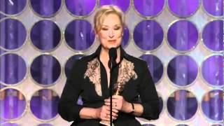 Meryl Streep - Golden Globe Best Actress Speech 2012 - Iron Lady