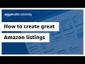 How to create great Amazon listings