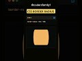css border radius #css #border #radius #all styoe #of #borderradius #coders_family #html #webdesign
