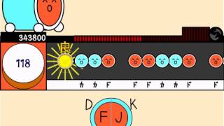 太鼓のオワタツジン　ニコニコ50秒メドレー　全良