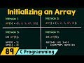 Initializing an Array