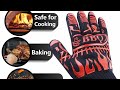 Custom Aramid DEYAN Silicone Kitchen Oven Grill Cooking Baking Fire Proof Heat Resistant BBQ Gloves