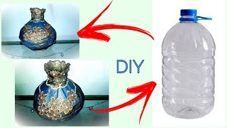 1 IDÉIA de ARTESANATO  REUTILIZANDO GARRAFAS PLÁSTICAS/ PLASTIC BOTTLES IDEAS