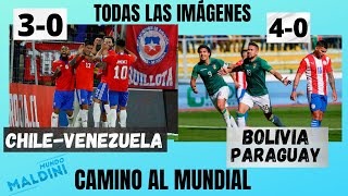 CHILE-VENEZUELA Y BOLIVIA-PARAGUAY. TODAS LAS IMÁGENES CAMINO AL MUNDIAL DE CATAR #MundoMaldini