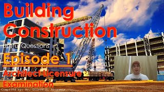 Building Construction Episode 1 - Architect Licensure Examination - ALE Review