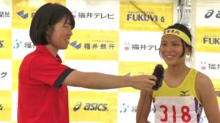 20150530 平成27年度福井県高校春季総体陸上 女子100mH優勝者インタビュー