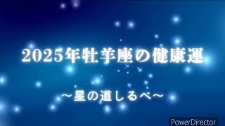 2025年牡羊座の健康運