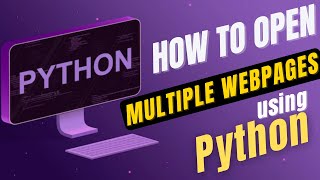 How to Open Multiple Websites using Python || Using Pycharm