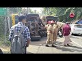 ലോറി സ്വകാര്യ ബസിലിടിച്ച് 13 പേർക്ക് പരിക്ക് pathanamthitta incident