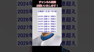 【朗報】近藤健介さん、7年総額50億以上の契約だった【なんJ反応】#shorts