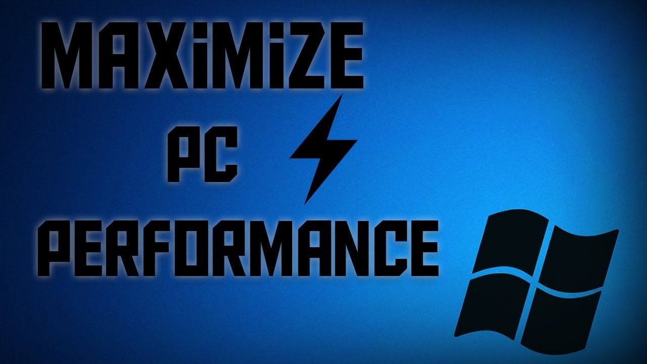 How To Get More FPS In Games (Maximize Your PC's Performance) ! - YouTube