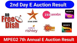 Star Utsav Won Slot in 2nd Day E Auction DD Free Dish || DD Free Dish E Auction Result