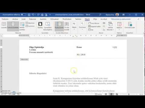 Aineistopohjaisen Esseen Kirjoittaminen Youtube