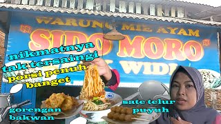 Makan Mie Ayam  Pak Widi jalan jagalan mranggen demak