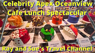 Celebrity Apex Oceanview  Cafe Lunch Spectacular